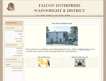 Tablet Screenshot of falconenterprises.ca